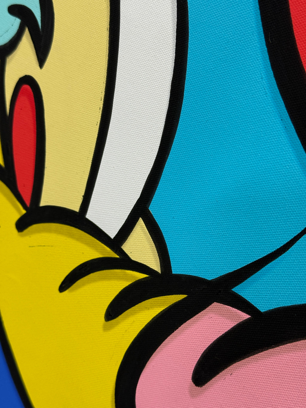 Reinaco - detalle del acabado pintado a mano