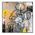 Bayview - obra original pintada a mano, 105x105cm, Cross Magri